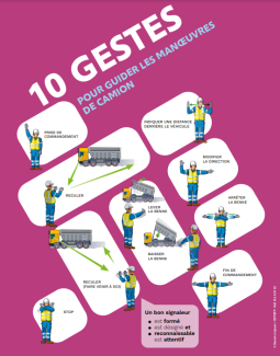 Guider les manoeuvres de véhicules et engins de chantier